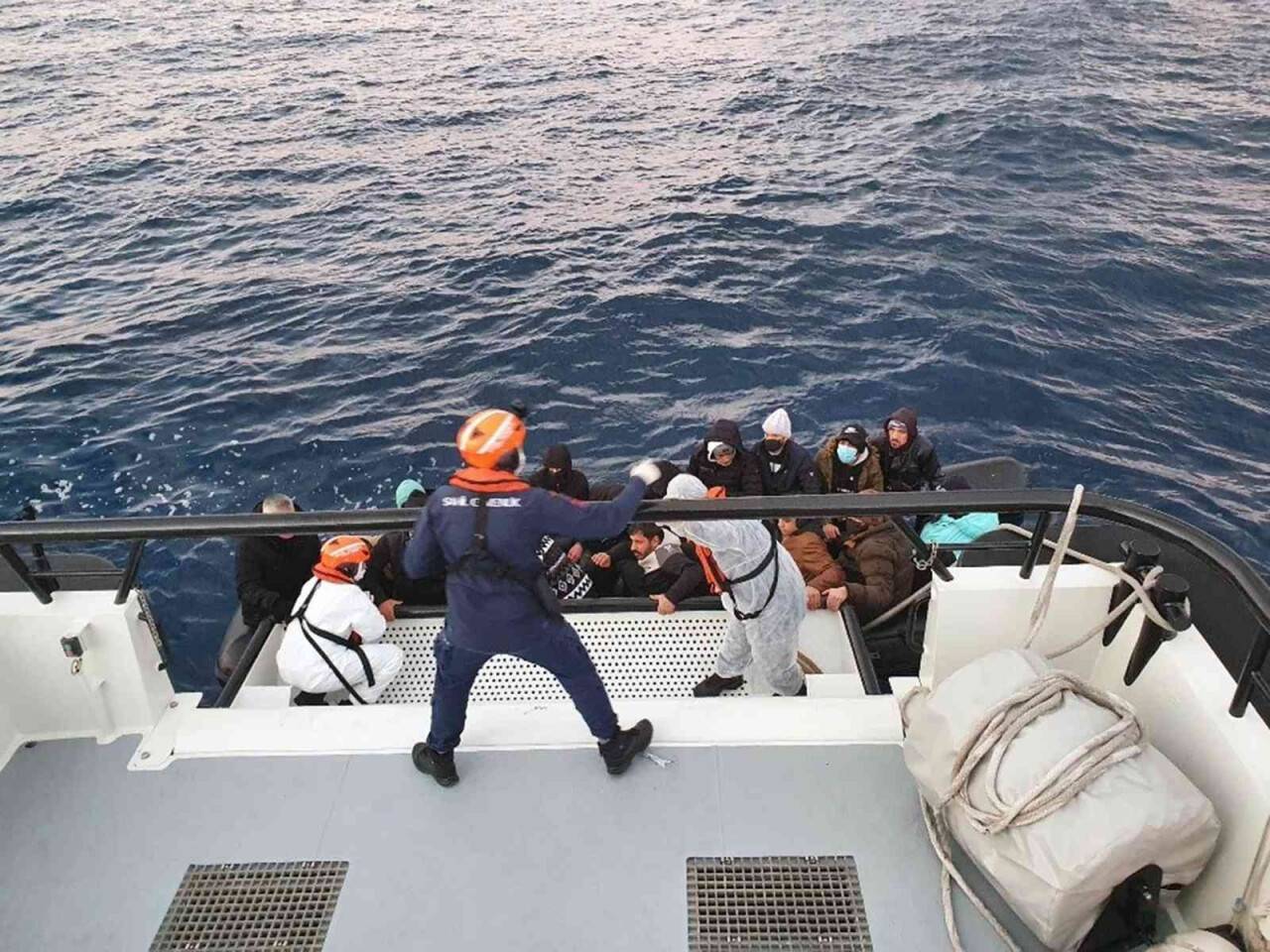 Muğla kıyıları göçmen kaynıyor