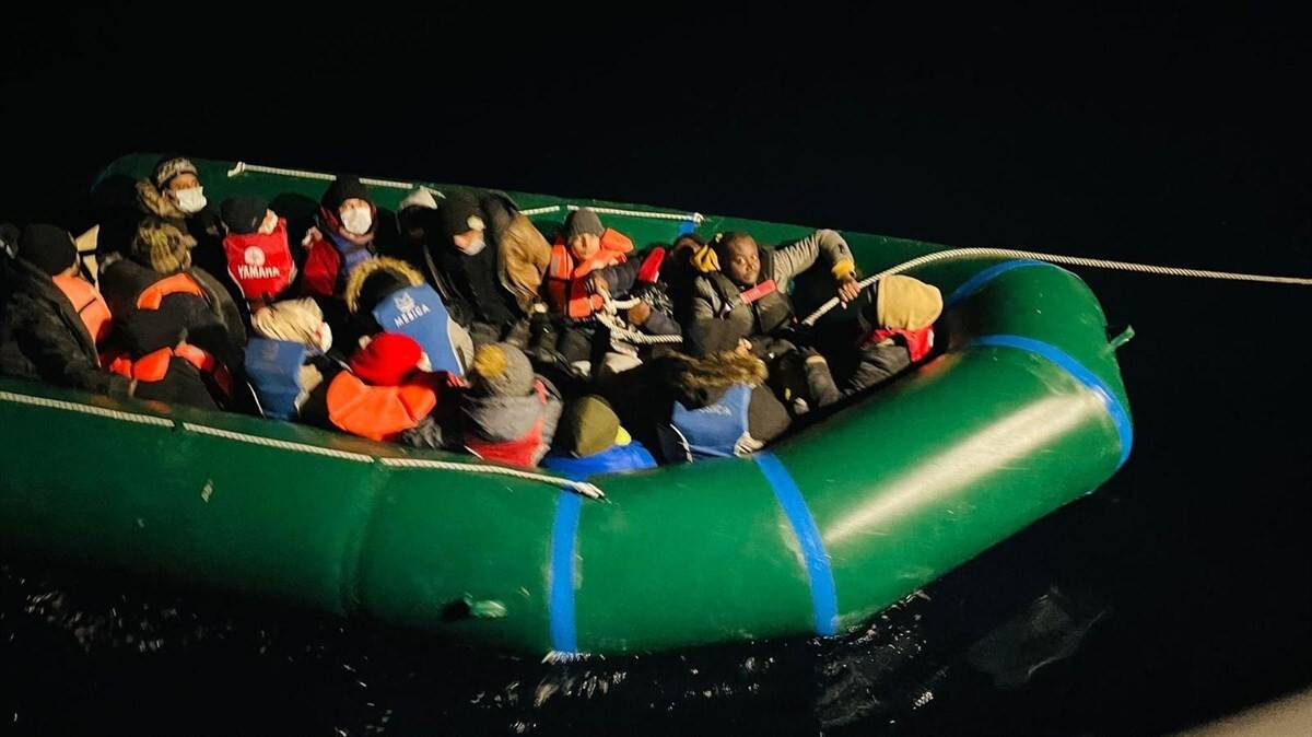 Bodrum’da 33 düzensiz göçmen yakalandı