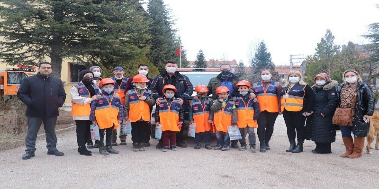 Çocuklardan AFAD’a ziyaret