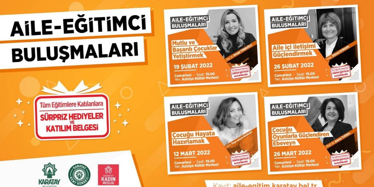 Karatay’da “Aile-Eğitimci Buluşmaları” başlıyor