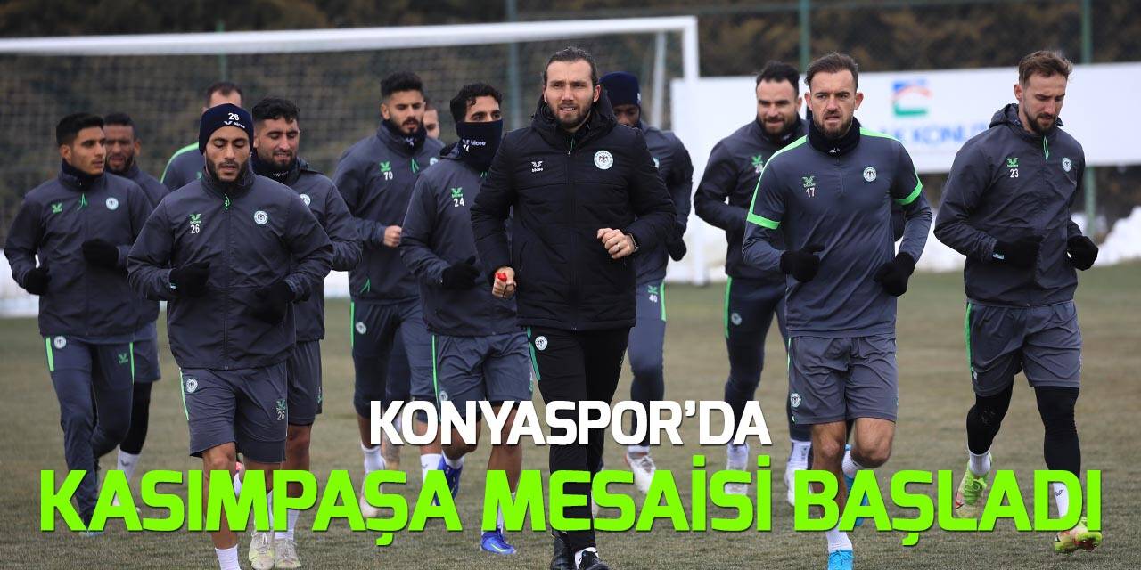 Konyaspor'da Kasımpaşa maçı hazırlıkları başladı