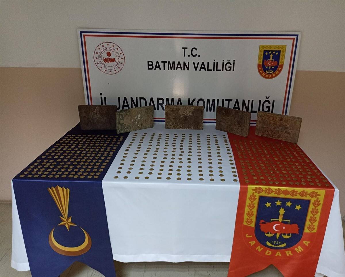 Batman’da 560 adet tarihi eser ele geçirildi