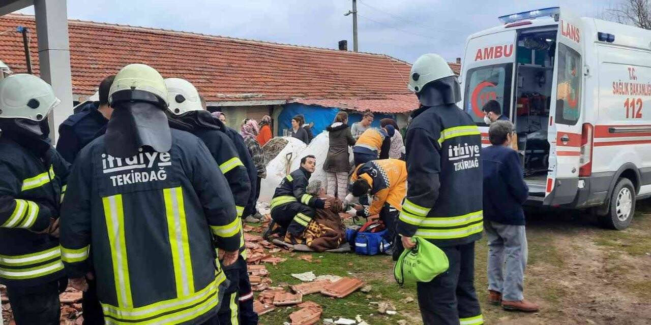 Tekirdağ’da evde tüp patladı: 2 yaralı