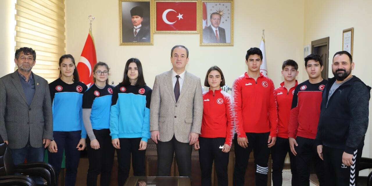 Şampiyon judoculardan ziyaret