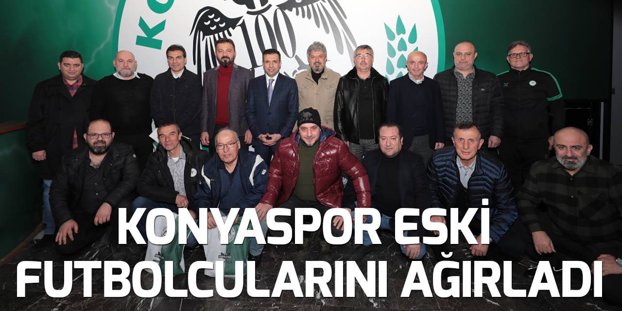 Konyaspor eski oyuncuları ağırladı