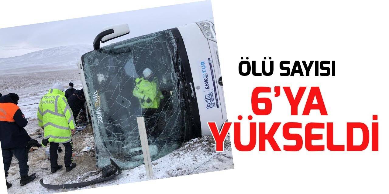 Konya’daki tur otobüsü kazasında ölü sayısı 6'ya yükseldi