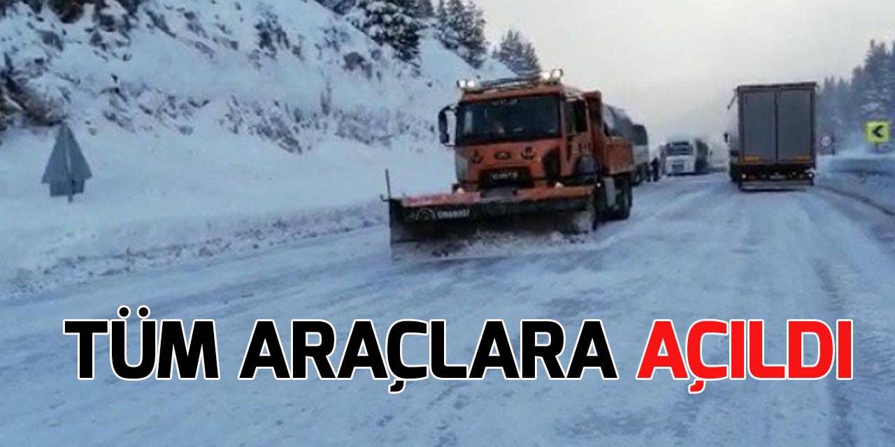 Antalya-Konya karayolu tüm araç trafiğine açıldı