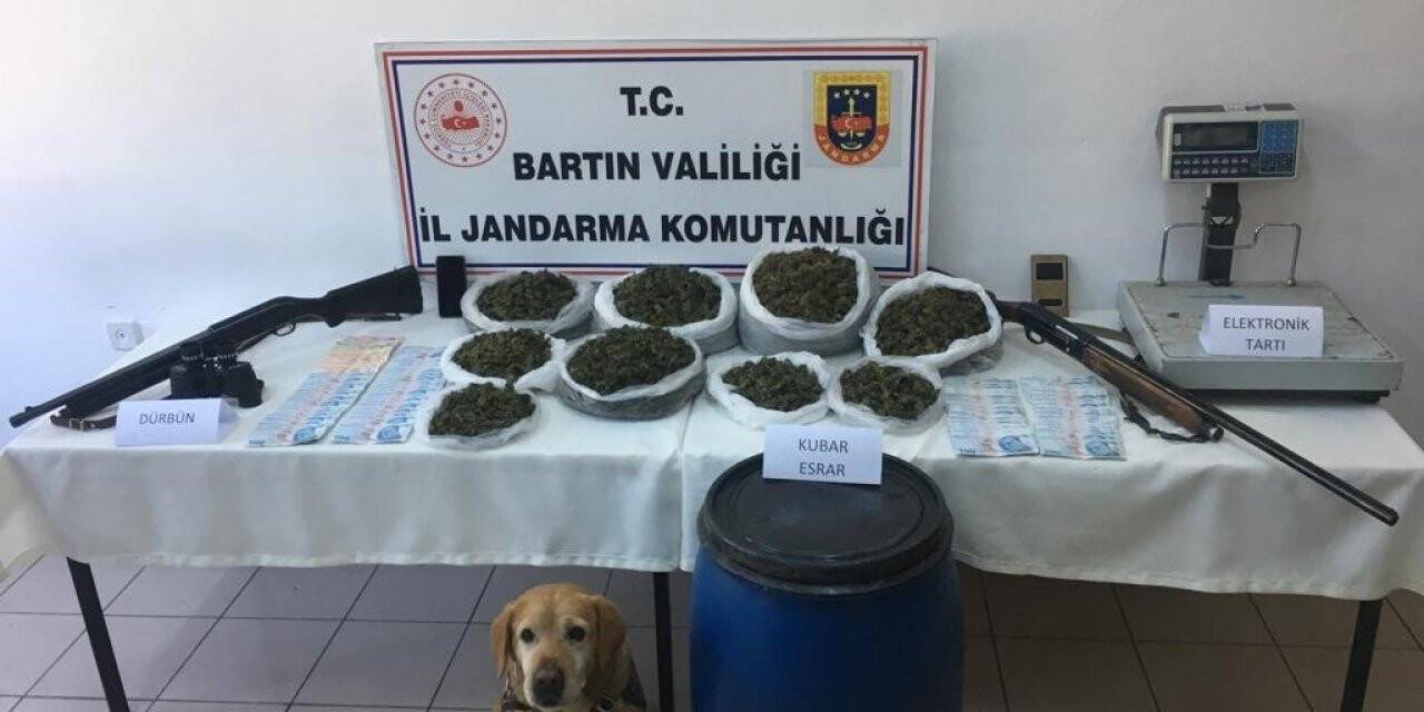 Bartın’da jandarmadan uyuşturucu operasyonu