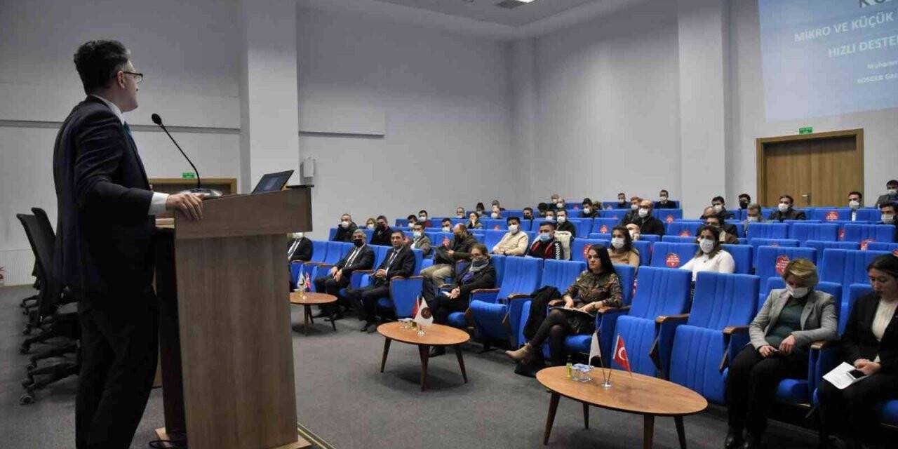“KOSGEB destek ve hibeleri" konulu bilgilendirme toplantısı düzenlendi
