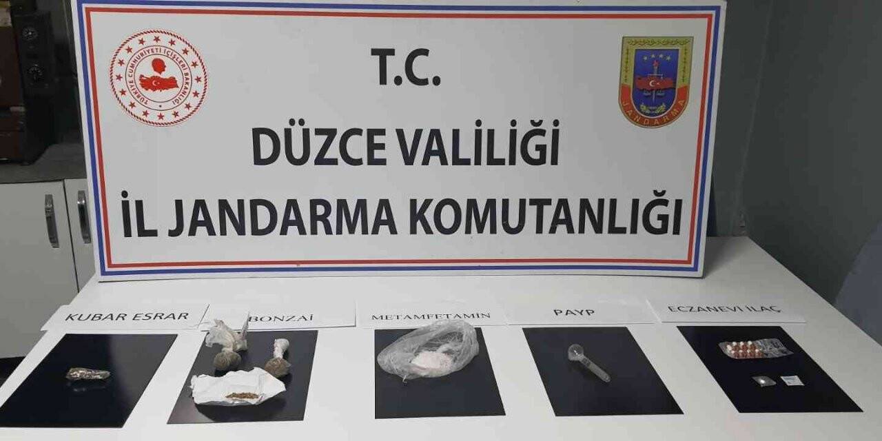 Düzce’de jandarmadan uyuşturucu operasyonu