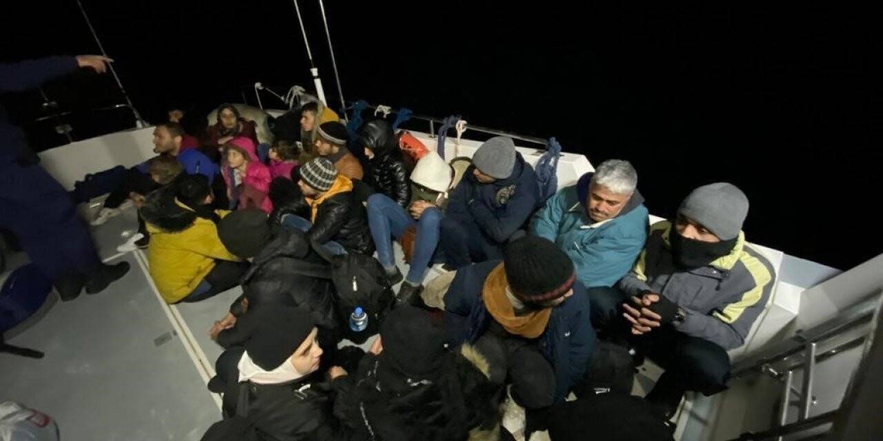 25 düzensiz göçmen yakalandı