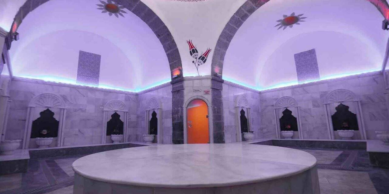 Talas’ın tarihi hamamı göz kamaştırıyor
