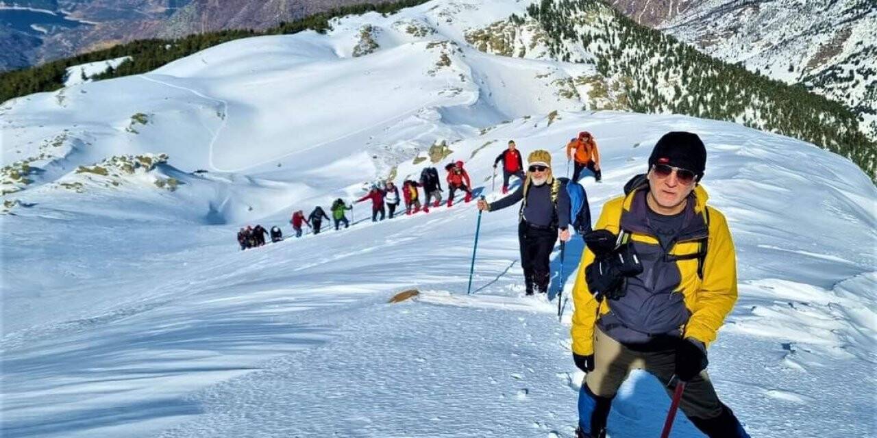 Uludaz Dağı’na zirve tırmanışı