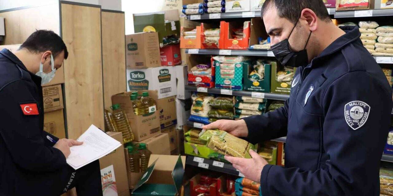 Maltepe’de marketler birer birer denetlendi