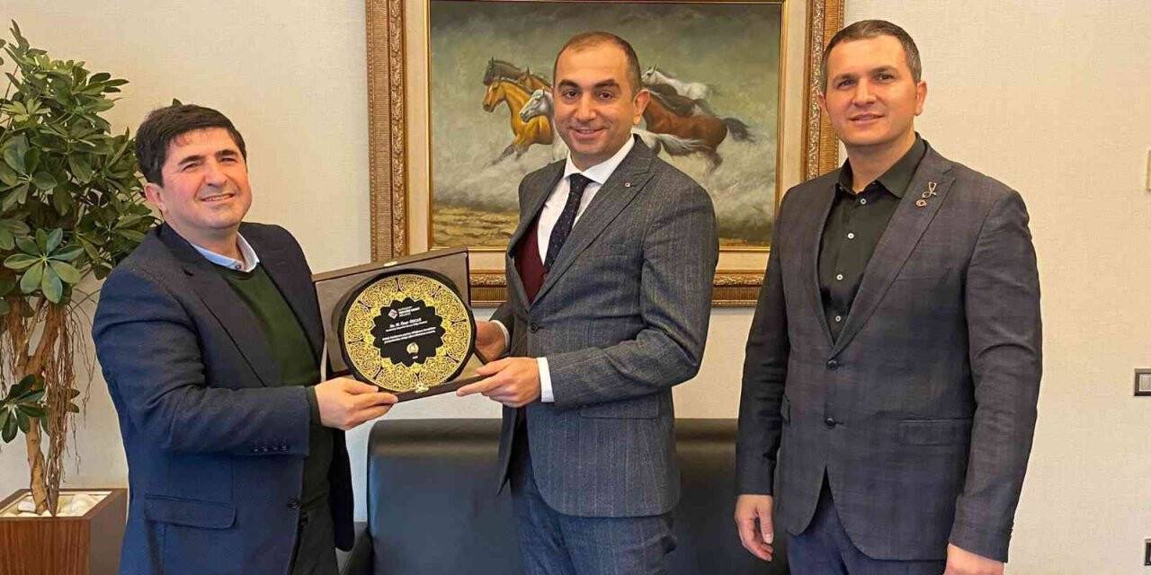 CAHİDE’den OSB Başkanı Şimşek ve Bölge Müdürü Özcan’a teşekkür