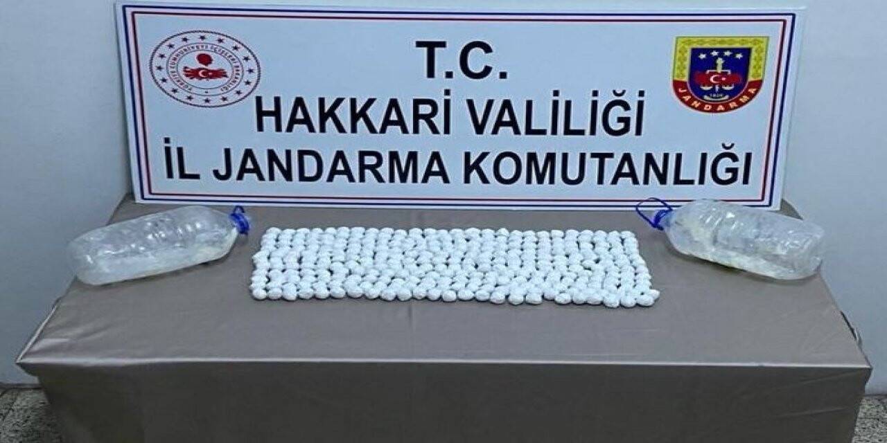 Hakkari’de 3,5 kilo eroin ele geçirildi