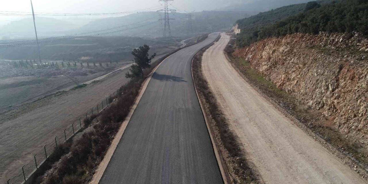 Büyükşehirden alternatif güzergaha sıcak asfalt