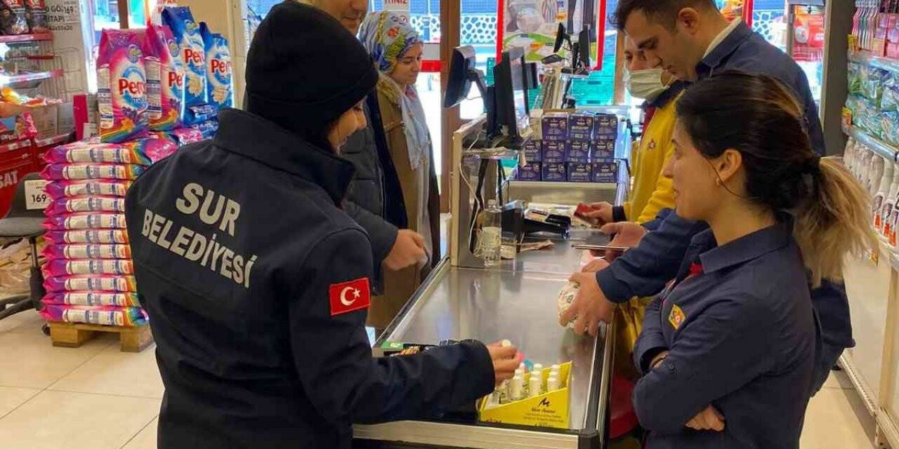 Sur Belediyesinden marketlerde KDV denetimi