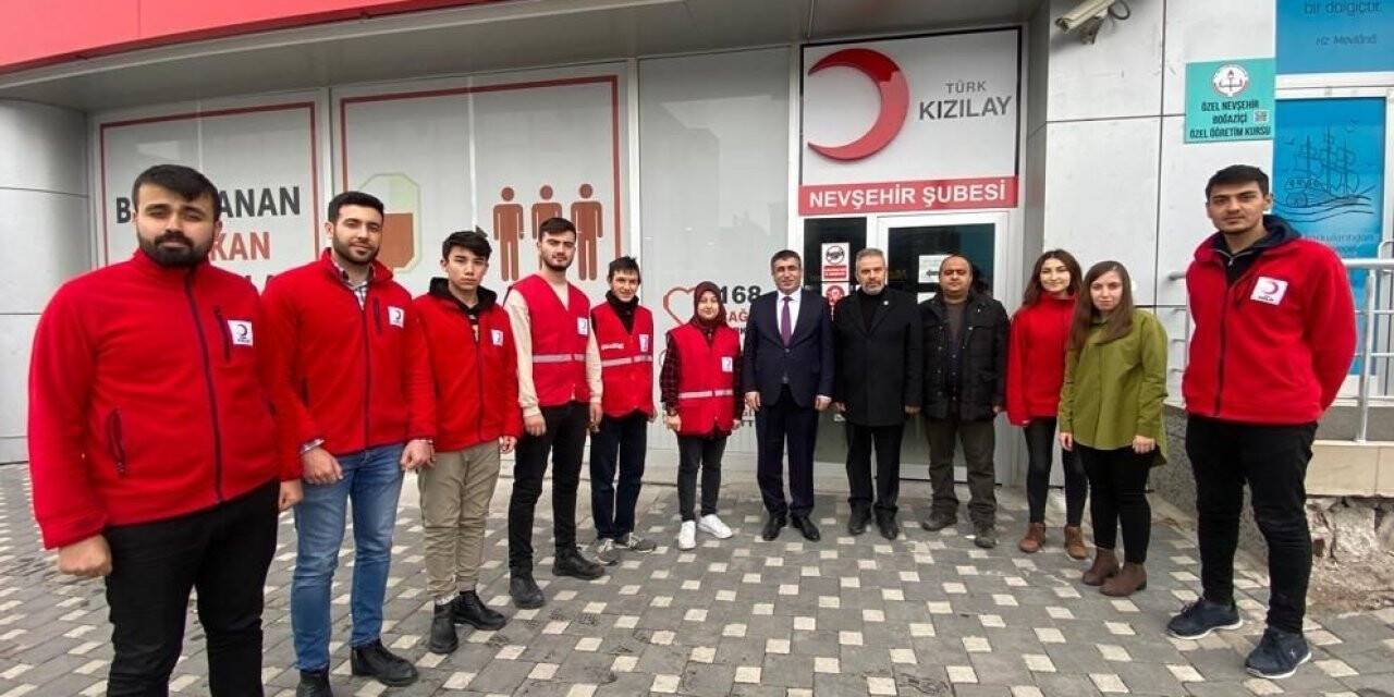 NEVÜ Rektörü Aktekin’den Kızılay’a Ziyaret