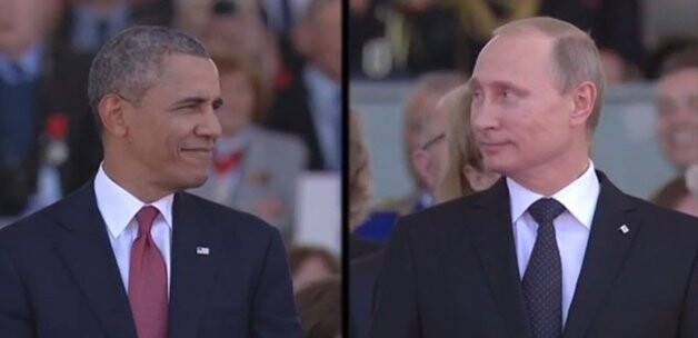 Putin ve Obama arasında ilginç an VİDEO