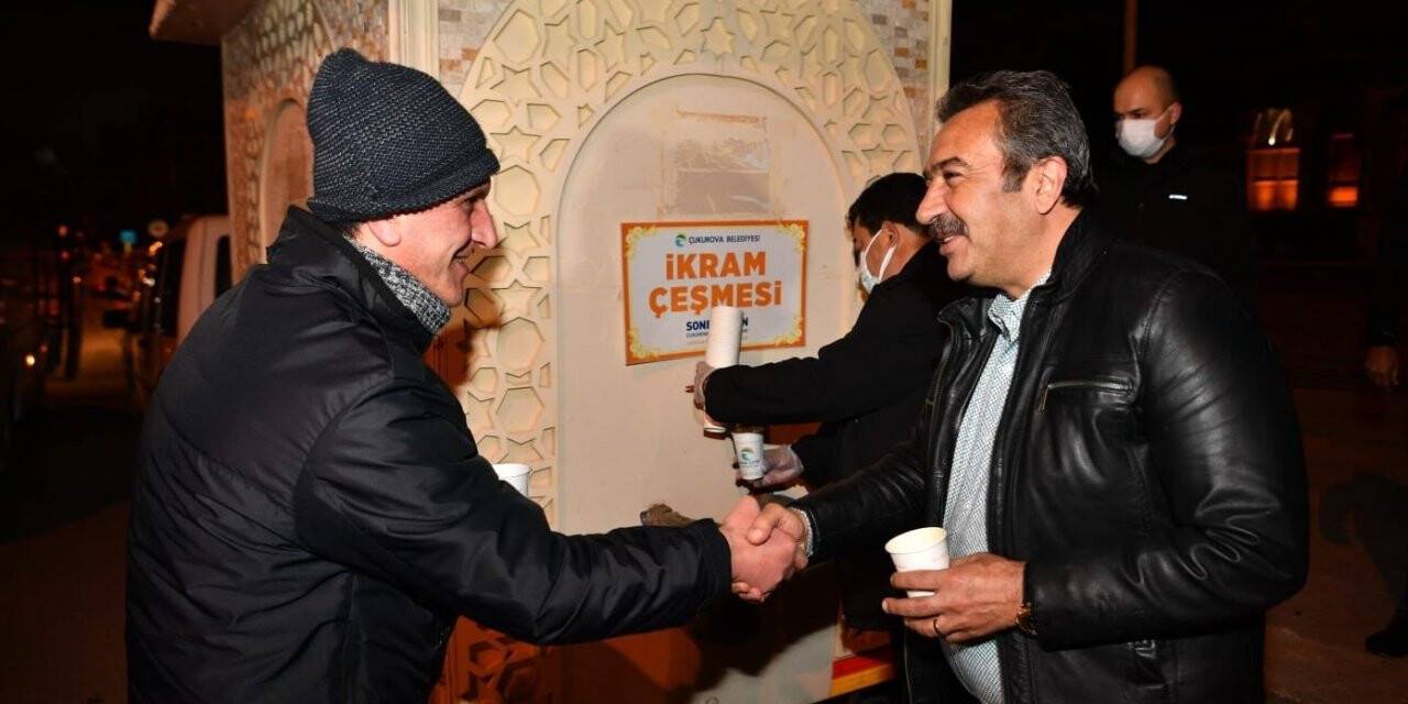 Başkan Çetin, cami cemaatine çorba ikram etti