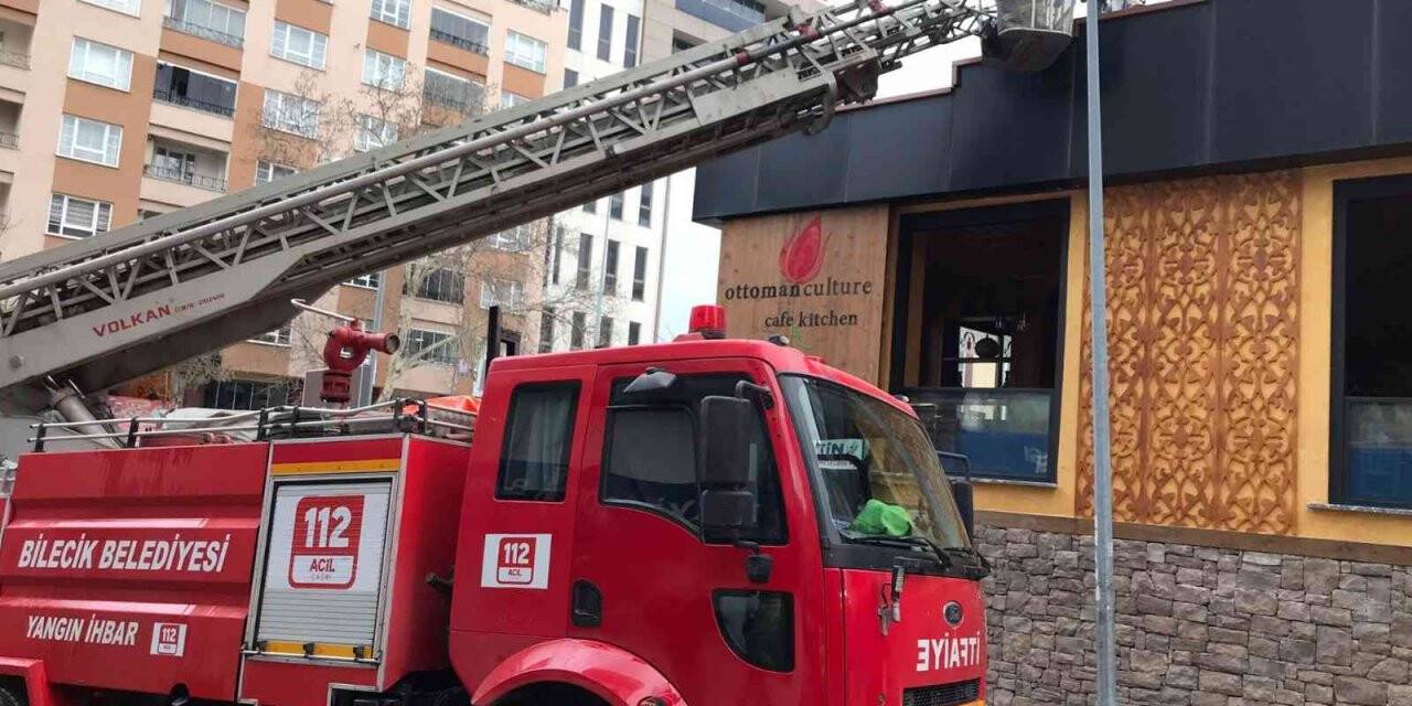 Havalandırma sistemindeki motor yangına neden oldu