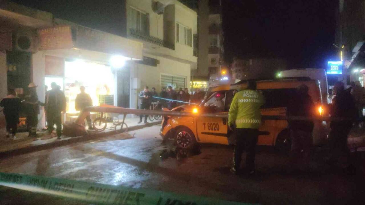 Hatay’da alkollü taksici ortalığı birbirine kattı