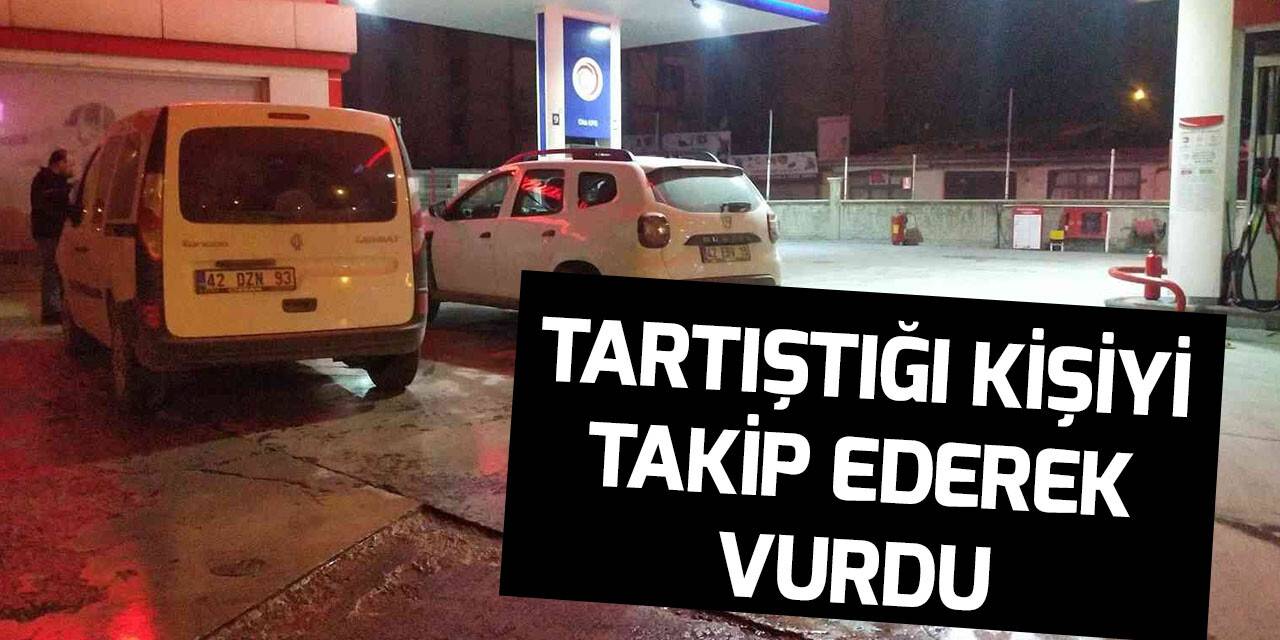 Konya'da yol verme tartışması! Tabancayla vurup yaraladı