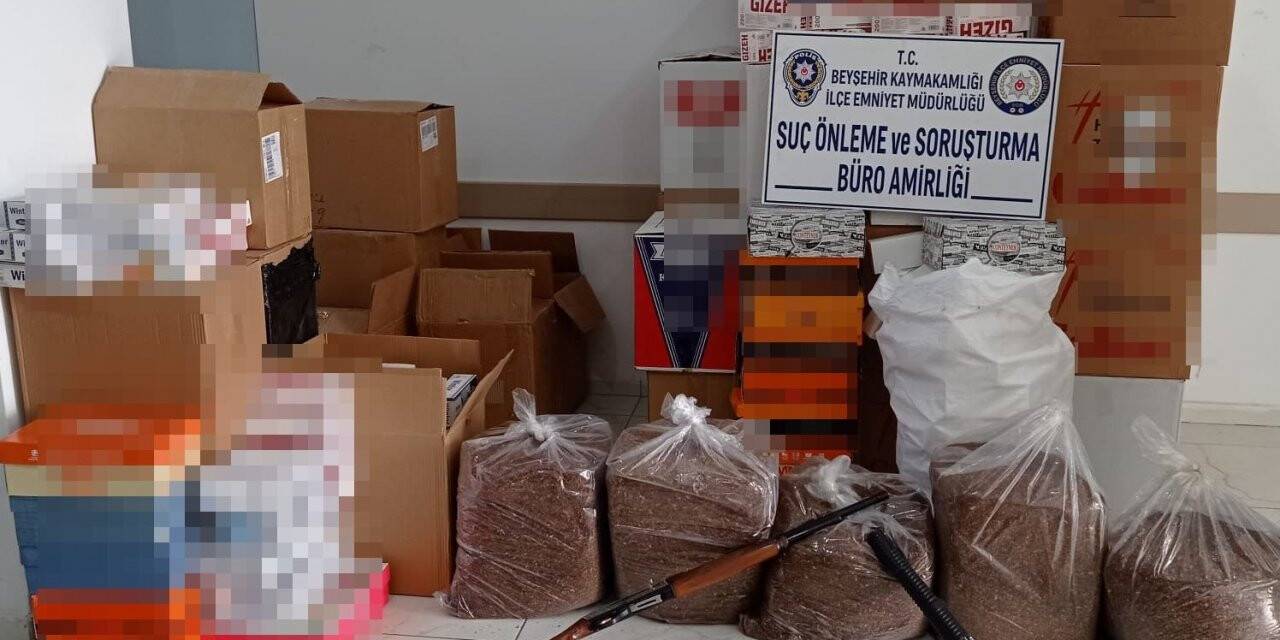 Konya’da kaçak sigara operasyonu