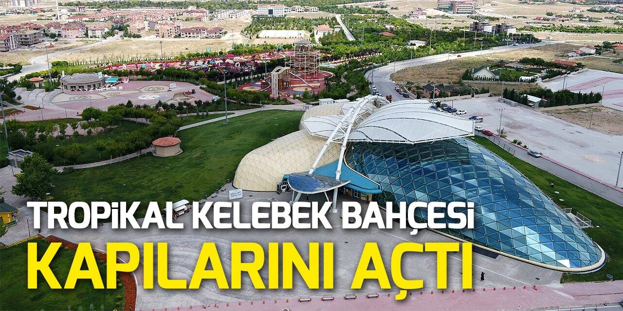 Tropikal Kelebek Bahçesi yenilenen yüzüyle ziyaretçilerine kapılarını açtı