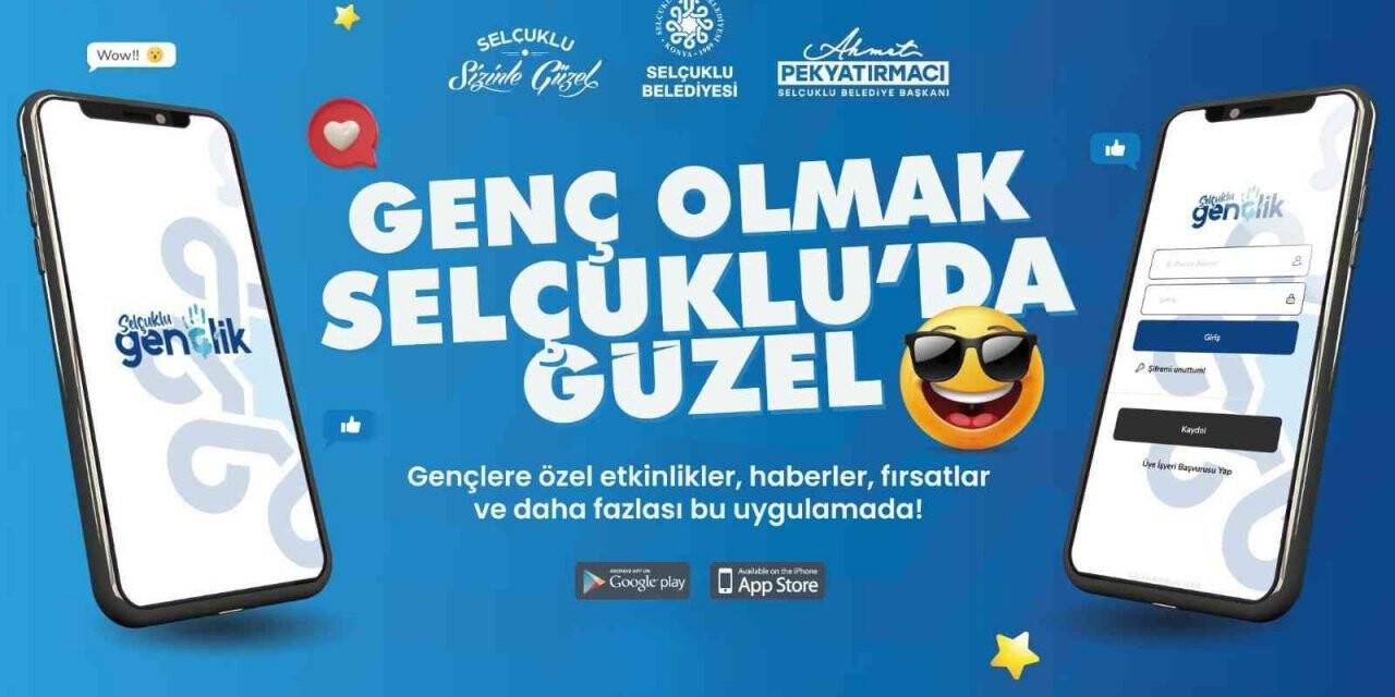 Selçuklu Gençlik uygulaması gençlere birçok avantaj sağlıyor