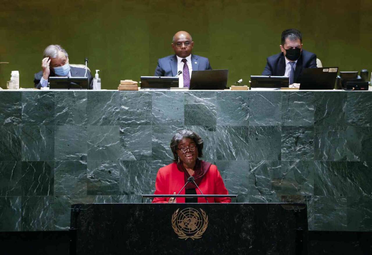 ABD BM Daimi Temsilcisi Thomas-Greenfield: “Yıl 2022, imparatorluklar, sömürgeler ve SSCB dönemine geri dönmüyoruz”