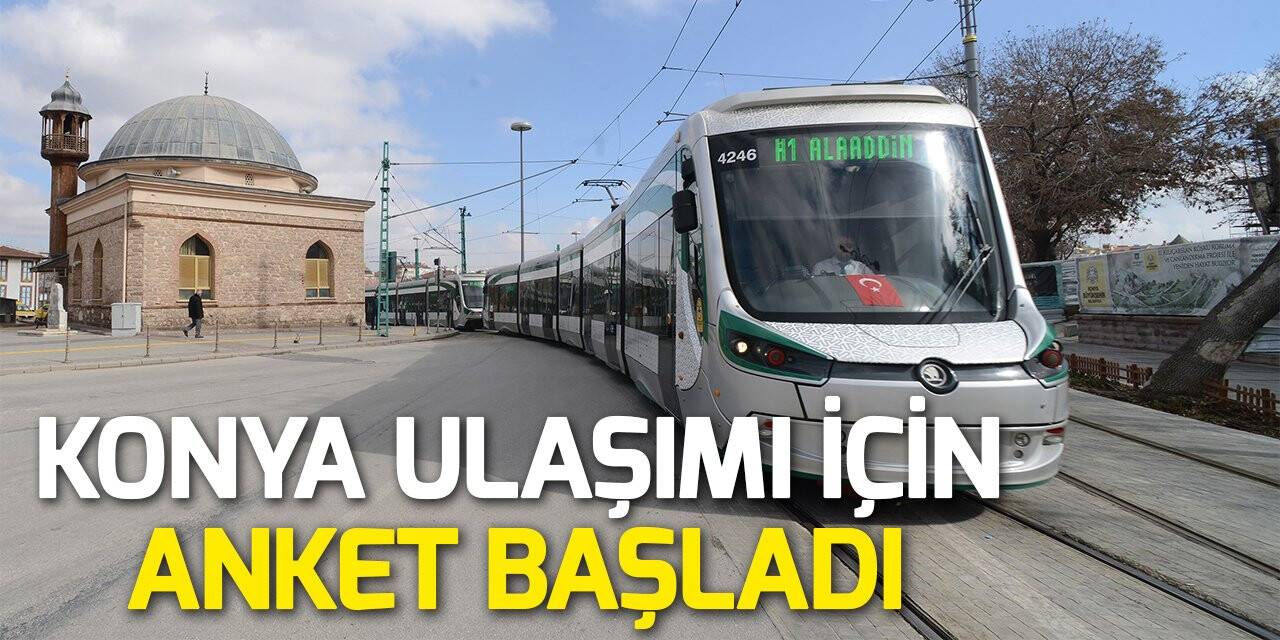 Konya Sürdürülebilir Kentsel Hareketlilik Planı vizyon anketi başladı