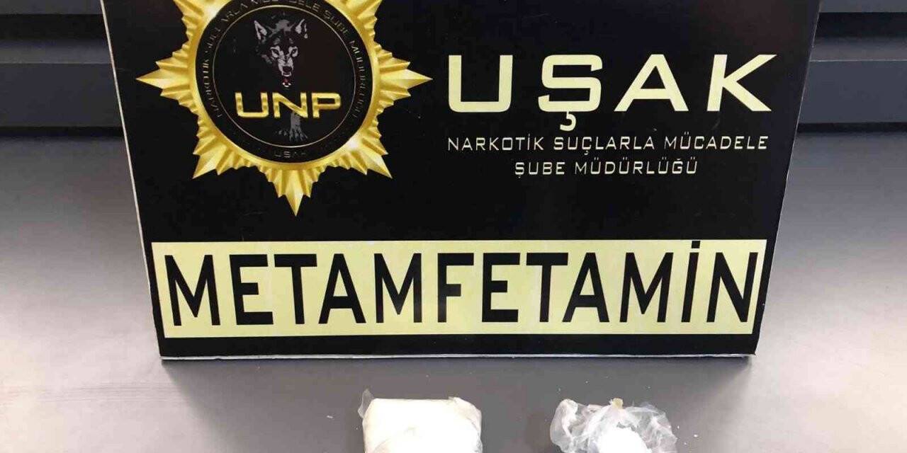 Uşak’ta 20 gram metamfetaminle yakalanan şahıs tutuklandı