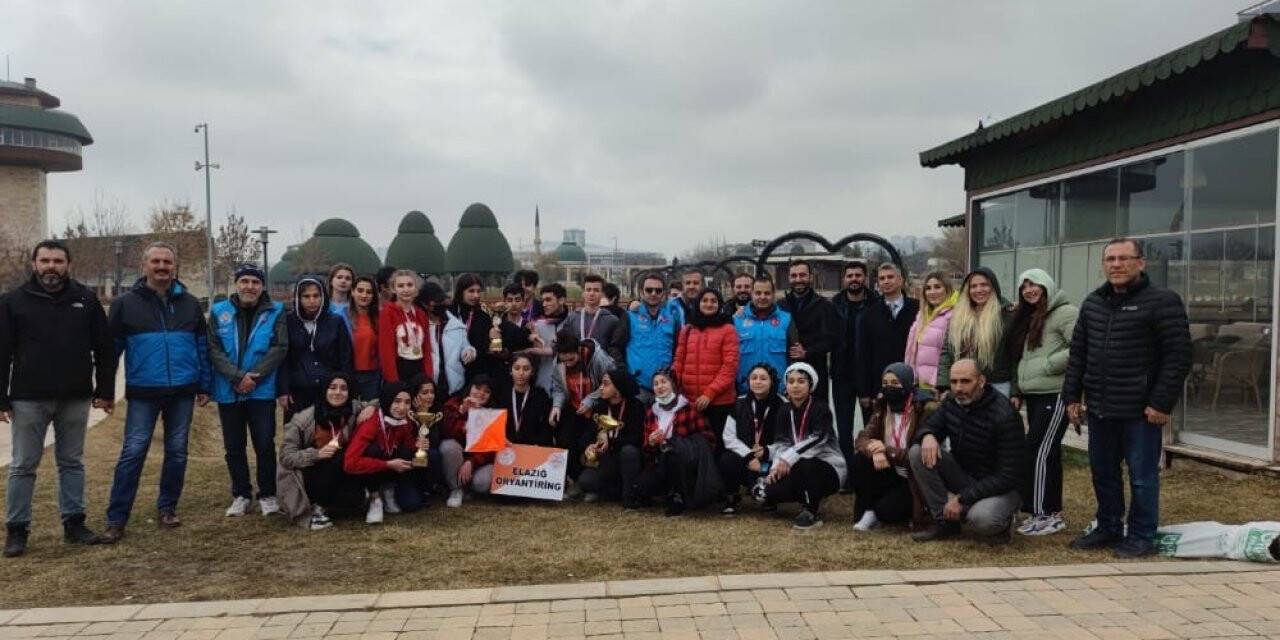 Elazığ’da Oryantiring spor müsabakaları