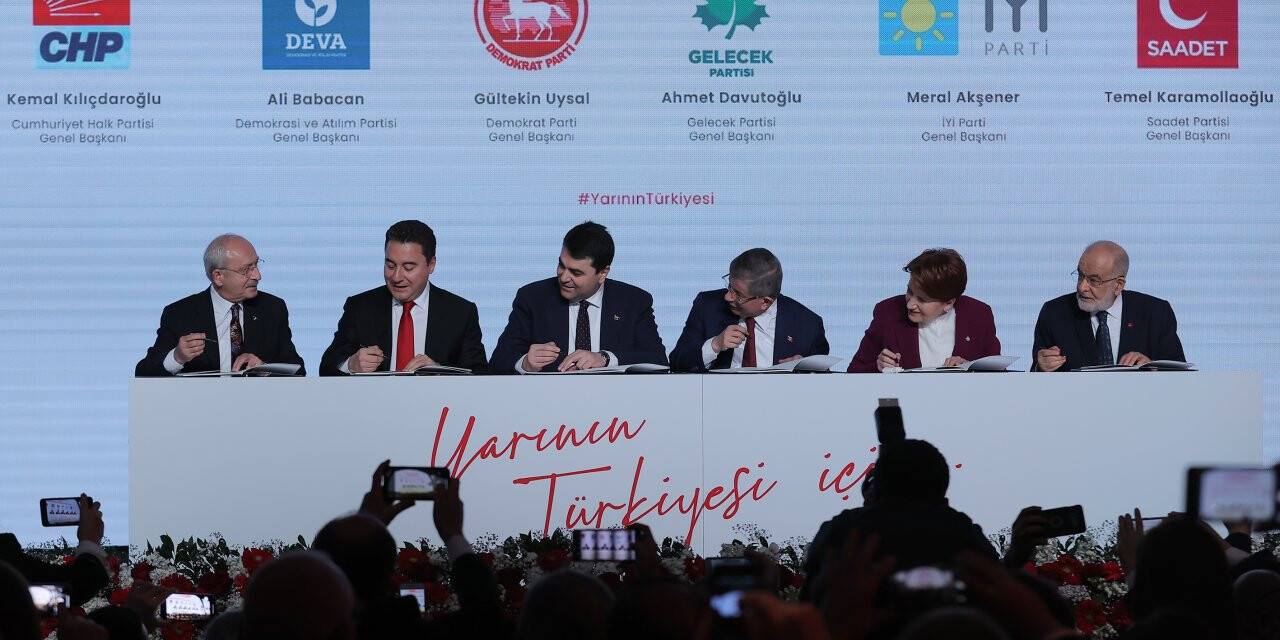 6'lı muhalefetin "Güçlendirilmiş Parlamenter Sistem" mutabakat metni açıklandı