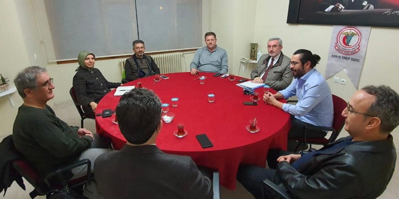 Dr. Hüsnüye Erdoğan Konya Tabip Odası’nı ziyaret etti