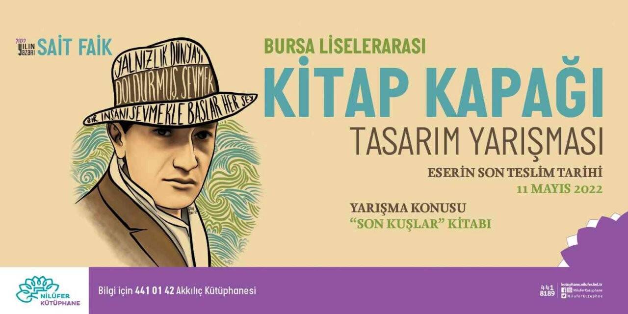 Öğrenciler Sait Faik’in “Son Kuşlar” kitabına kapak tasarlayacak