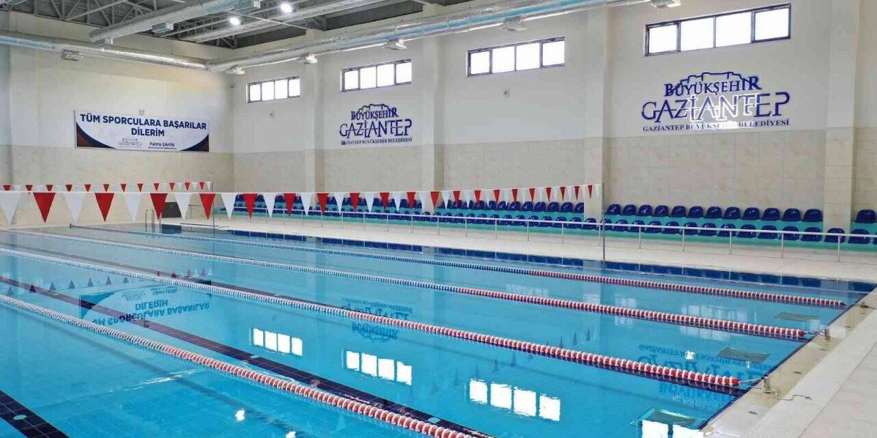 Gaziantep’teki spor salonu ve yüzme havuzlarından 147 bin kişi yararlandı