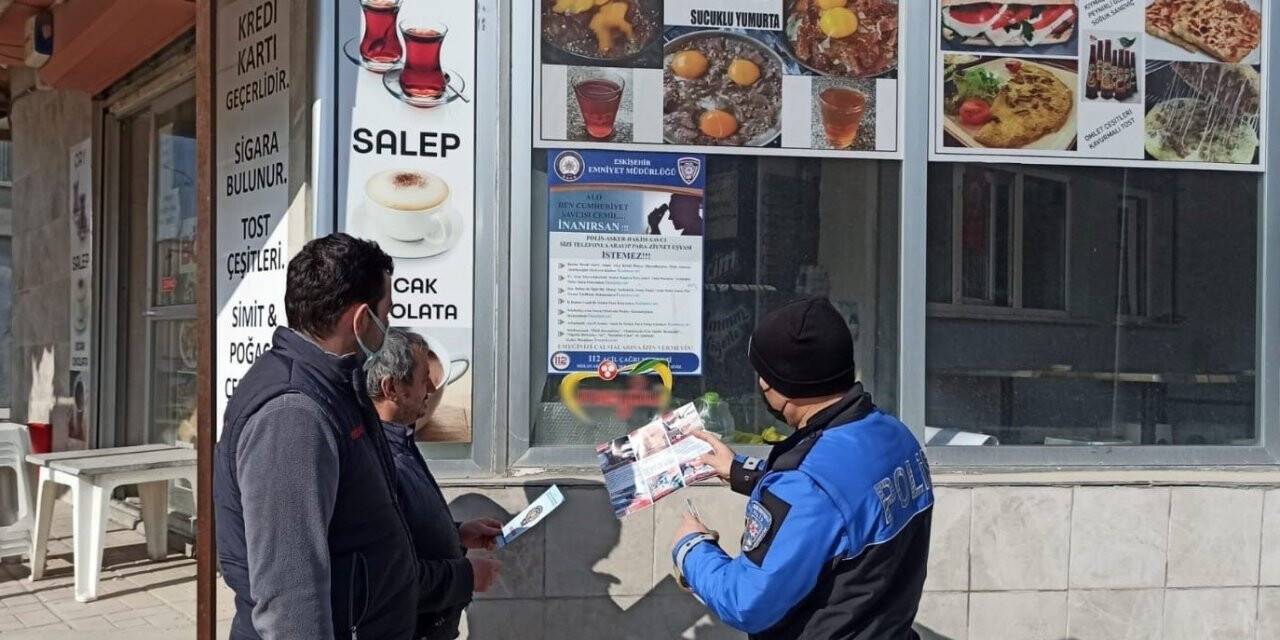 Polis ekipleri “İletişim Yoluyla Dolandırıcılık” konusunda bilgilendirdi