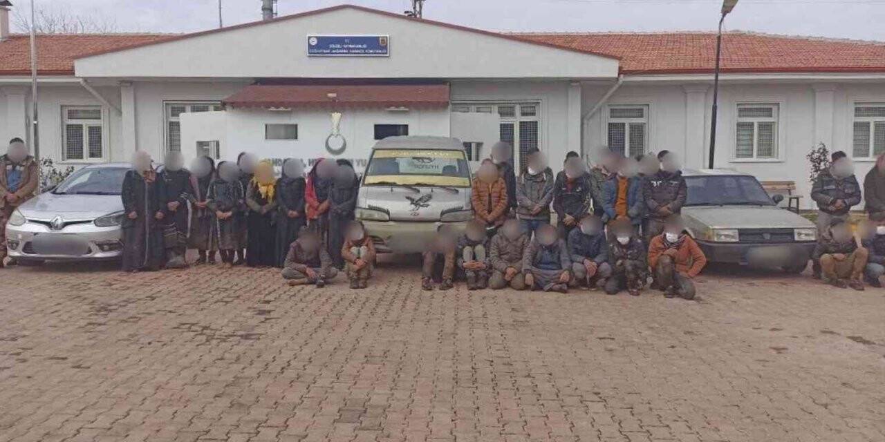 Gaziantep’te 60 düzensiz göçmen yakalandı