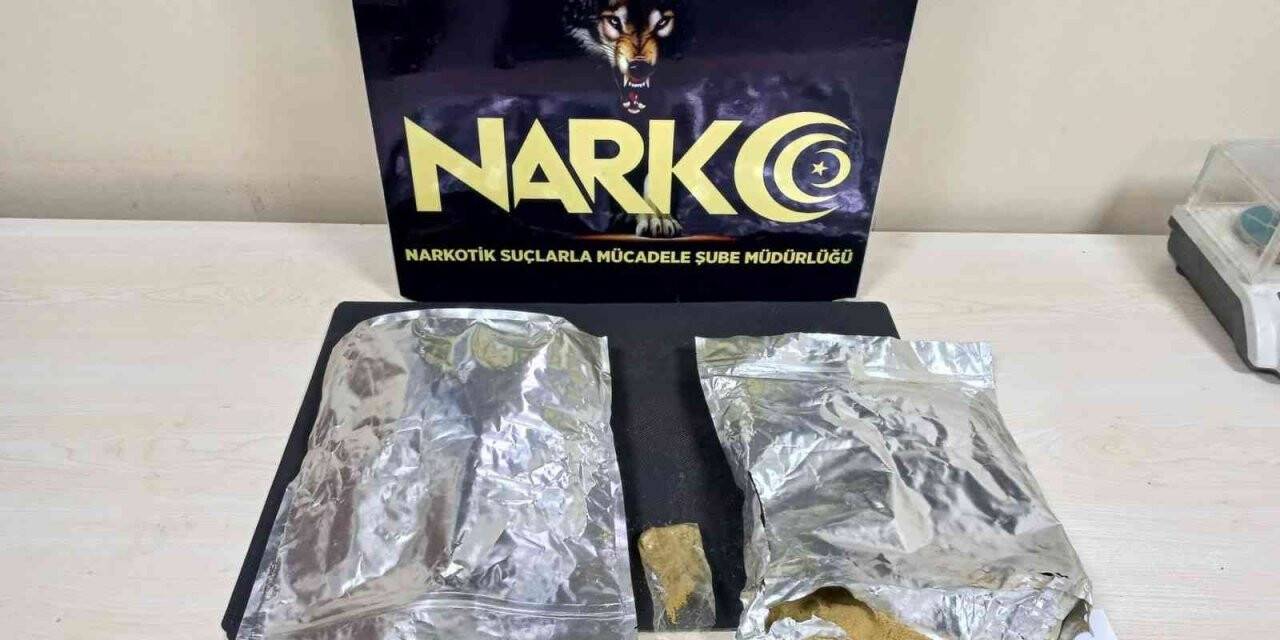 1703 gram uyuşturucu ele geçirildi