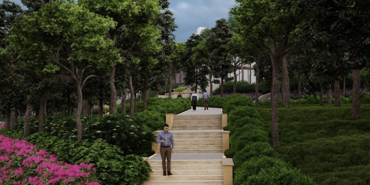 Bergama’daki Çamlıpark için ilk kazma vuruldu