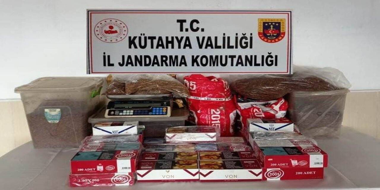 Kütahya’da 25 bin 500 adet bandrolsüz makaron ele geçirildi