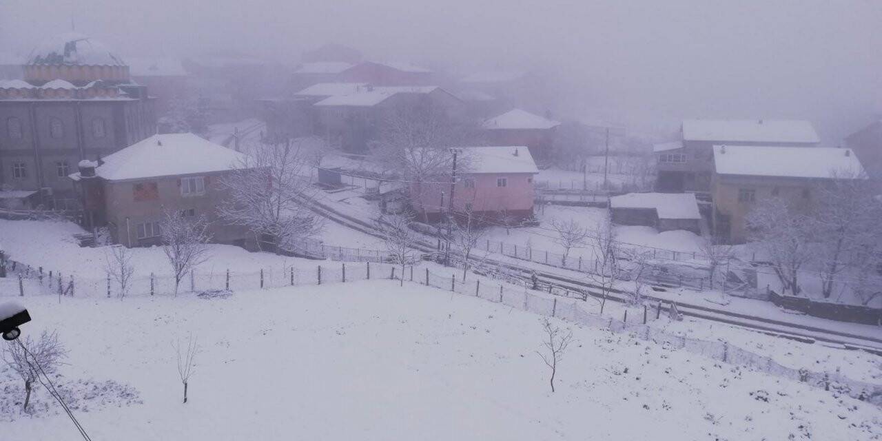 Yürksek kesimlerde kar yağışı etkili oldu