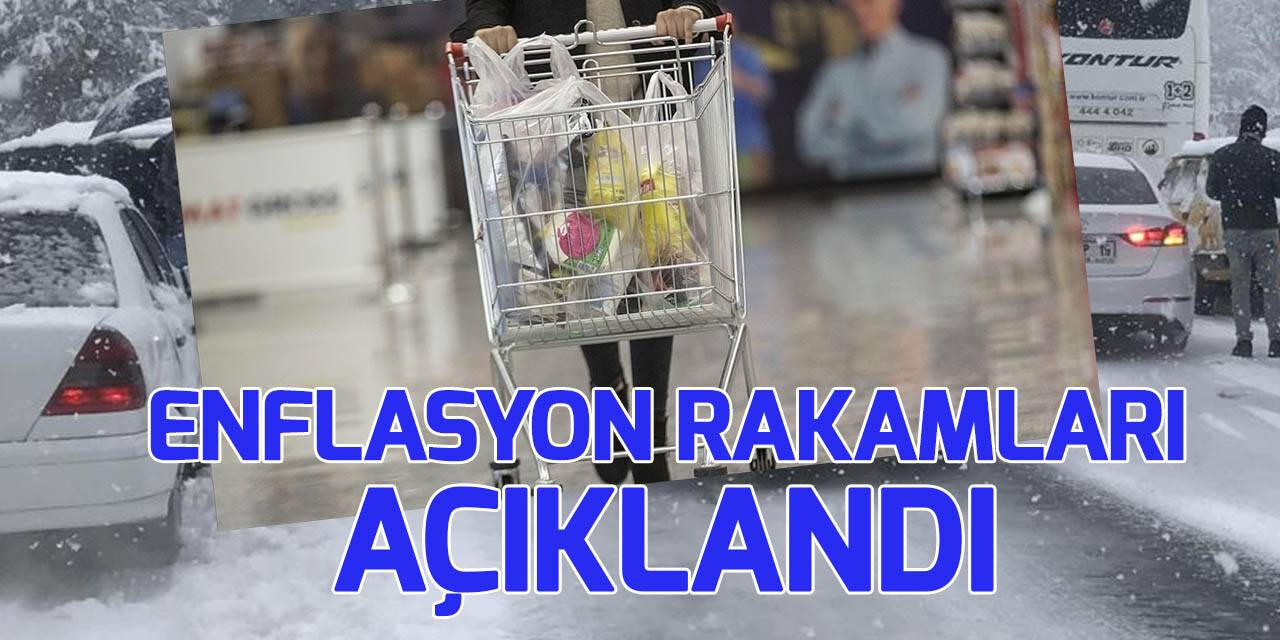 Enflasyon rakamları açıklandı