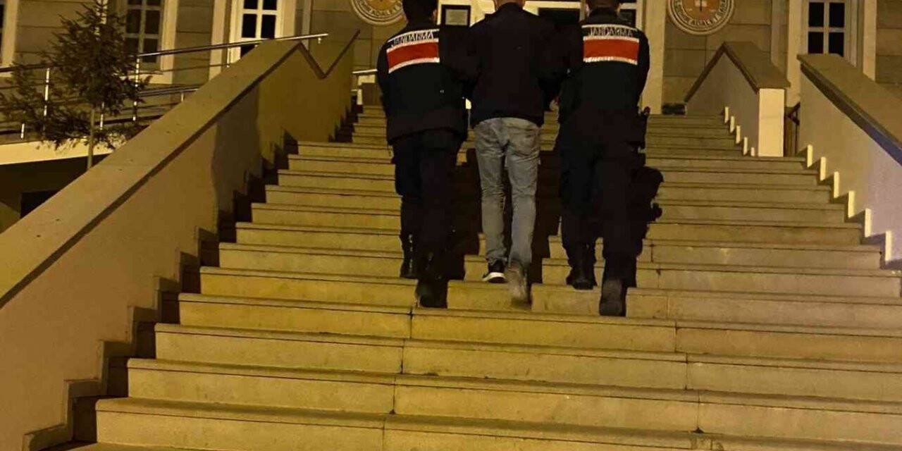 8 yıl hapis cezası bulunan şahıs Jandarmadan kaçamadı