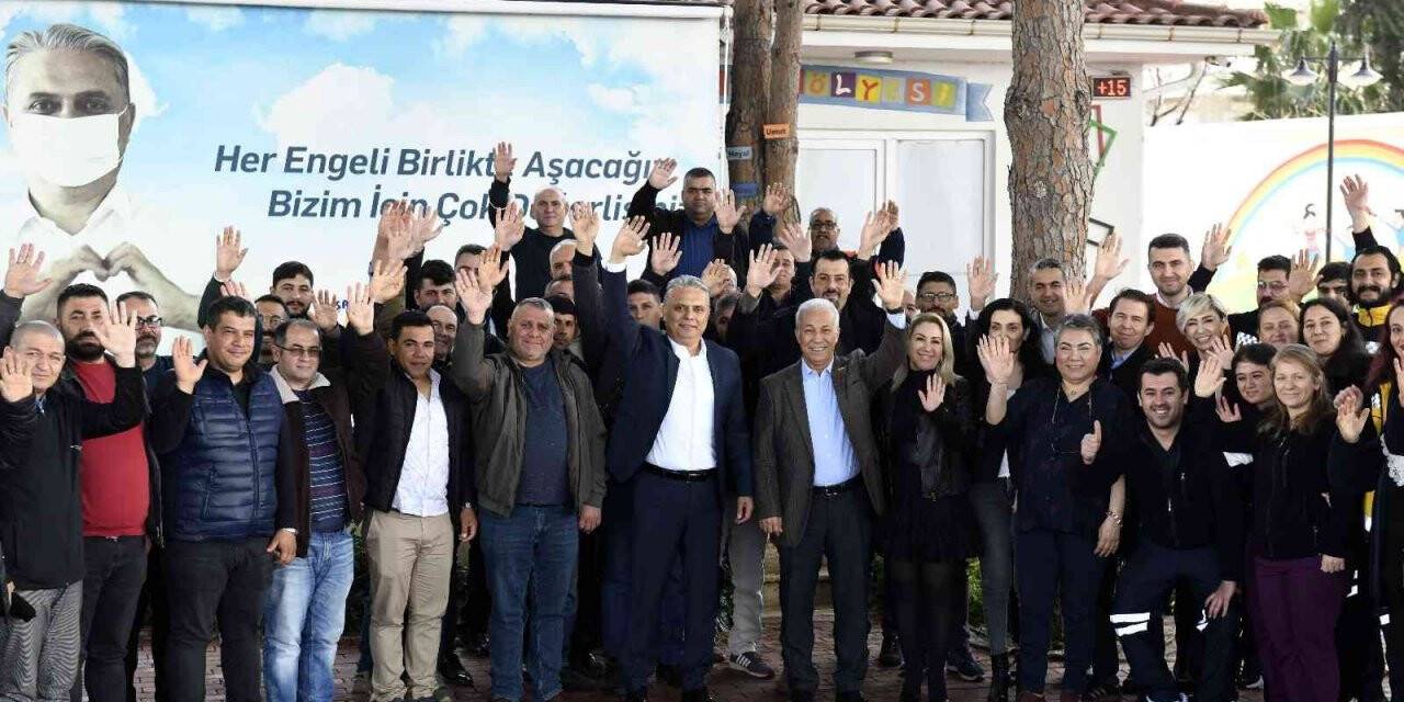 Başkan Uysal, belediye şoförleri ile buluştu