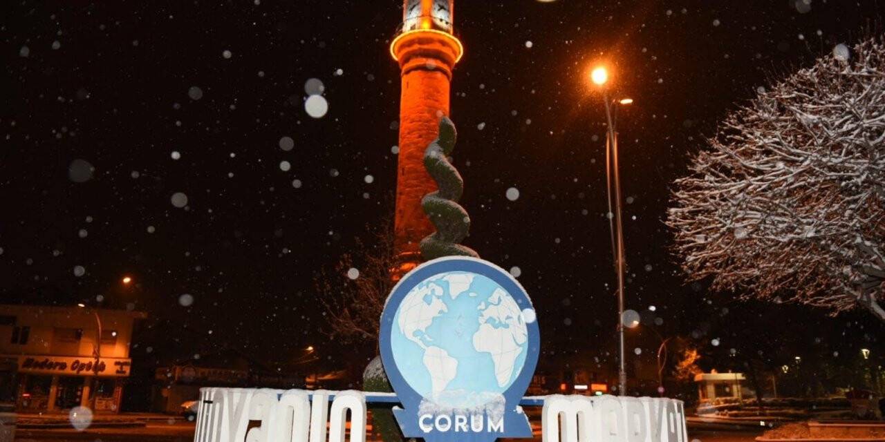 Çorum’da yoğun kar yağışı bekleniyor
