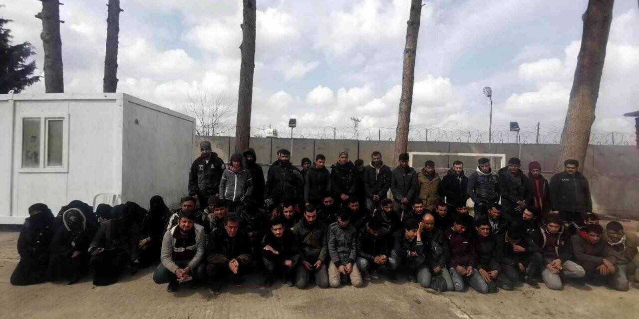 Kilis’te 134 düzensiz göçmen yakalandı